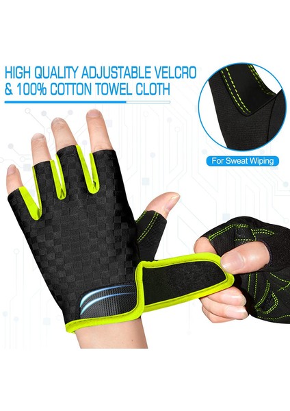 Açık Spor Eldivenleri Green-M (Yurt Dışından) fiyatları