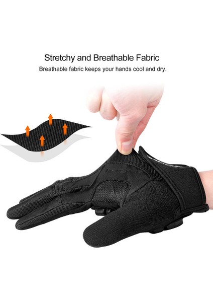 Dokunmatik Ekranlı Bisiklet Eldivenleri Black-L (Yurt Dışından) indirimleri