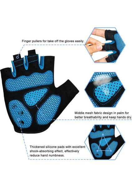 Motosiklet Eldivenleri Mavi 2xl (Yurt Dışından) fiyatları