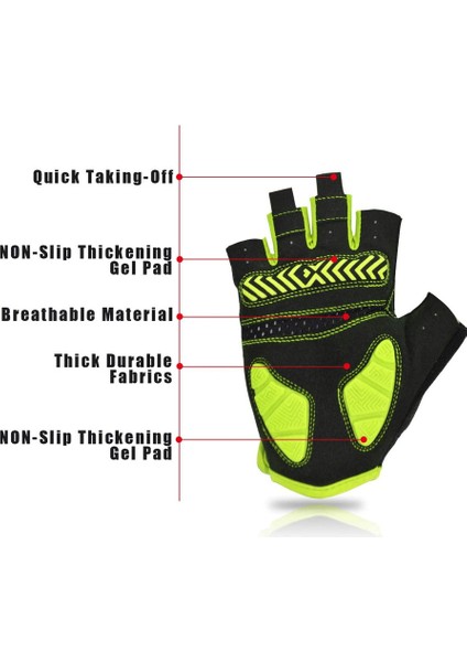 Silikon Sürüş Eldivenleri Green-M (Yurt Dışından) fiyatları