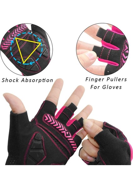 Silikon Bisiklet Eldivenleri Pink-S (Yurt Dışından) indirimleri