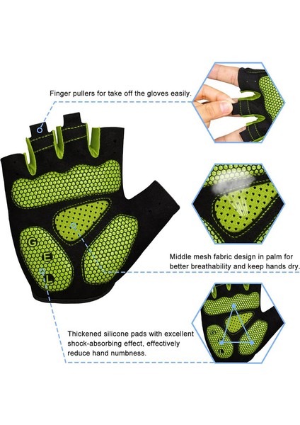 Motosiklet Eldivenleri Yeşil 2xl (Yurt Dışından) fiyatları