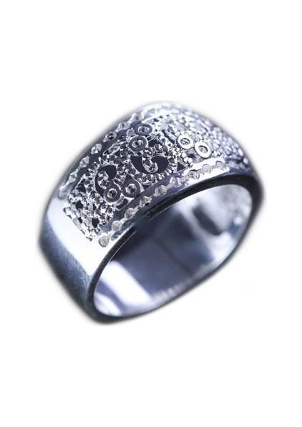 Açık Halka Hollow Flowers Yüzük Gümüş Kaplama Boyutu Ayarlanabilir. 9 (49MM) fiyatları