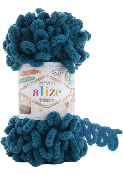 Puffy El Örgü Ipi (5 Li Paket) - 646-PETROL