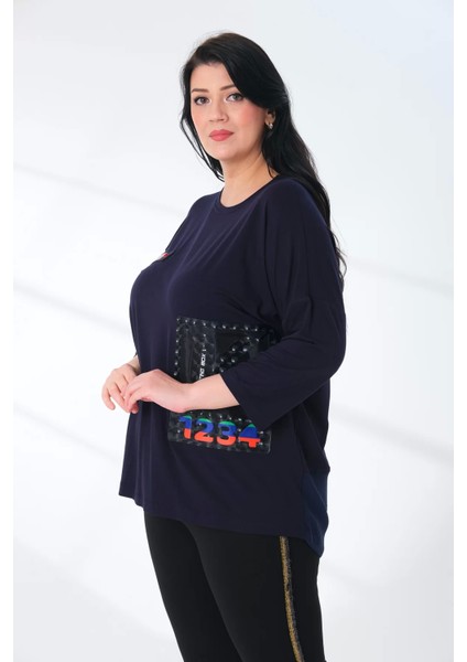 Baskılı Büyük Beden Kadın Bluz modelleri