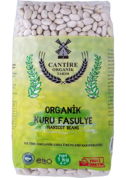 S.s Tire Organik Kuru Fasulye 1 kg