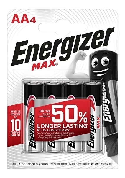 Energızer Max Alk Aa Chp4