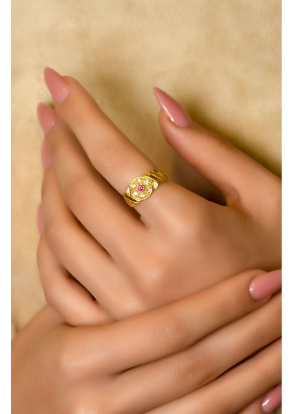 Taşlı Fantazi Yüzük 22 Ayar A046662