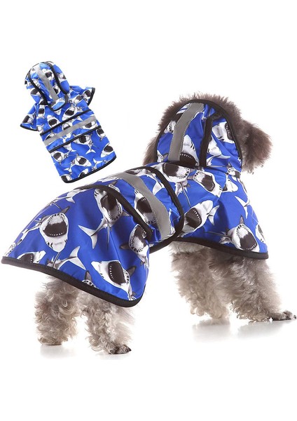 Pet Moda Yağmurluk Kamuflaj Mavi-Xs (Yurt Dışından)