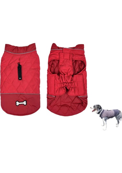 Çift Taraflı Pet Red-Xs Pamuklu Ceket (Yurt Dışından)