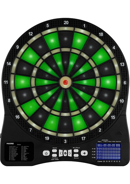 QD7800220 Madrid Elektronik Dart Tahtası