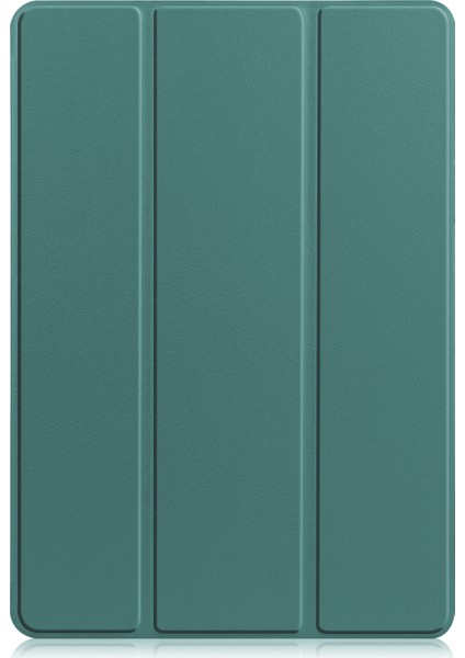 Three-Folding Tpu Tablet Case For Samsung Galaxy Tab S8 Yeşil (Yurt Dışından)