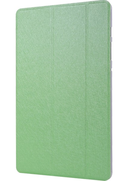 Samsung Galaxy Tab S8 / Tab Için Ipek Doku Pu Kılıf S8 / Tab S7 Green (Yurt Dışından)