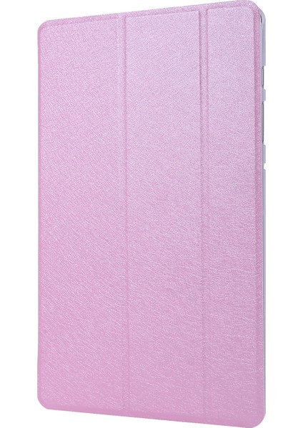 Samsung Galaxy Tab S8 / Tab Için Ipek Doku Pu Kılıf S8 / Tab S7 Pink (Yurt Dışından) fırsatları