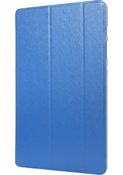 Samsung Galaxy Tab S8 / Tab Için Ipek Doku Pu Kılıf S8 / Tab S7 Blue (Yurt Dışından)