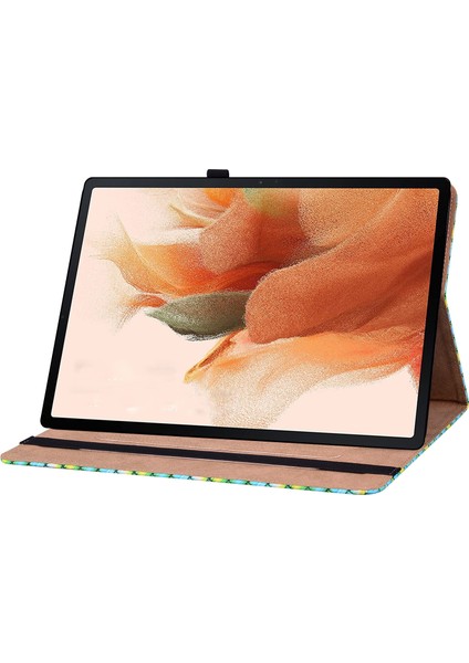 Zsunsky Shop Texture Tablet Pu Case For Samsung Galaxy Tab S8 / Tab S7 Yeşil (Yurt Dışından)