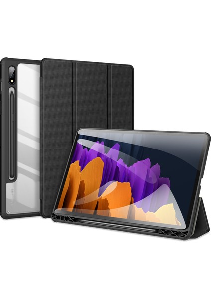 Samsung Galaxy Tab S7 2020 SM-T870 / SM-T875 Pu + Pc + Tpu Kılıfı Black (Yurt Dışından)