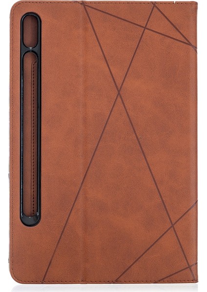 Samsung Galaxy Tab S7 T870 Deri Kılıf Için Brown (Yurt Dışından) modelleri