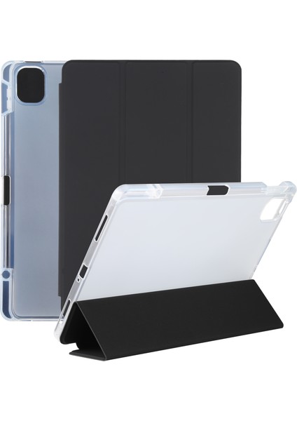 Xiaomi Mi Pad 5 Için Şeffaf Arka Kapak Deri Kılıf Black (Yurt Dışından)