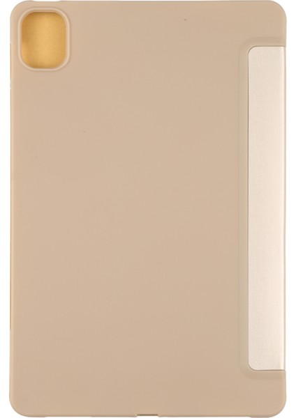 Xiaomi Mi Pad 5 Için Tpu Deri Tablet Kılıfı Gold (Yurt Dışından)