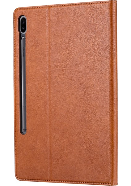 Samsung Tab S7 / T870 / T875 Tpu Deri Kılıfları Brown (Yurt Dışından) fırsatları
