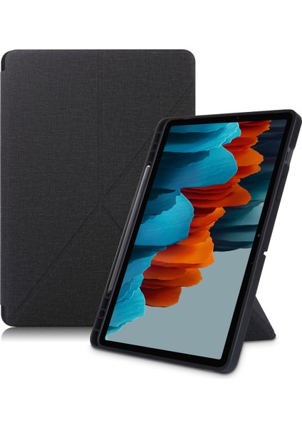 Samsung Galaxy Tab S7 T870 Için Çok Katlı Durum Black (Yurt Dışından)