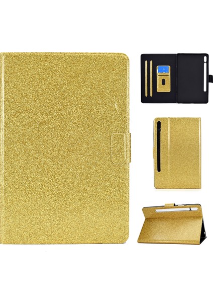 Samsung Galaxy Tab S8 / S7 Için Glitter Toz Kılıfı (Yurt Dışından)