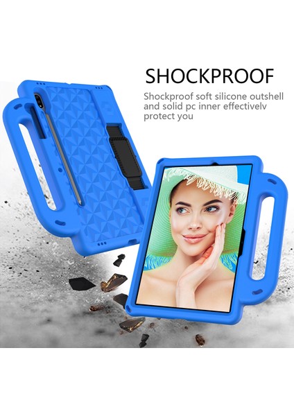 Galaxy Tab S7 T870 / T875 Mas Serisi Eva Kılıfı Blue (Yurt Dışından) modelleri