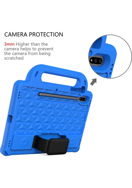 Galaxy Tab S7 T870 / T875 Mas Serisi Eva Kılıfı Blue (Yurt Dışından) fırsatları