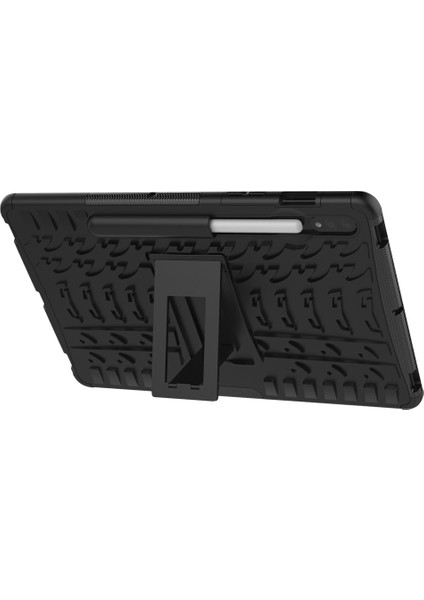Samsung Galaxy Tab S7 T870 / T875 Lastik Doku Kılıfı Black (Yurt Dışından)