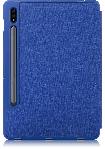 Samsung Galaxy Tab S7 T870 Için Çok Katlı Durum Blue (Yurt Dışından)