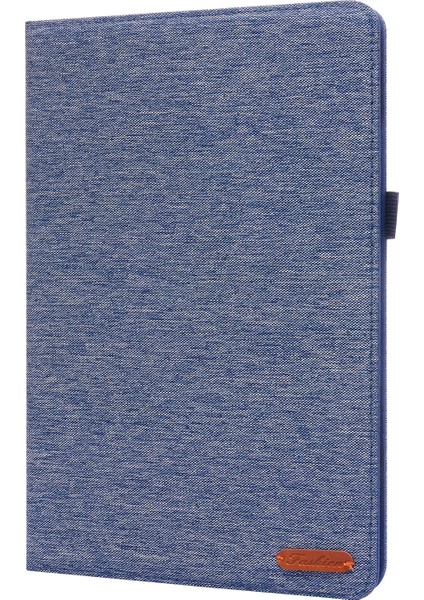 Xiaomi Pad 5/5 Pro Için Tpu + Kumaş Pu Deri Kılıf Dark Blue (Yurt Dışından)