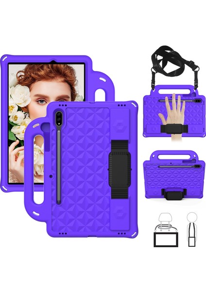 Galaxy Tab S7 T870 / T875 Mas Serisi Eva Kılıfı Purple (Yurt Dışından)