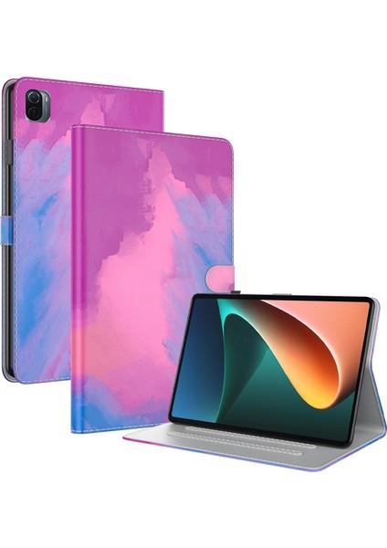 Xiaomi Mi Pad 5/5 Pro Için Pu Kılıf Purple Red (Yurt Dışından)