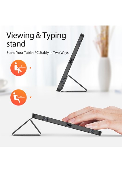 Dux Ducis Domo Serisi Tablet Kılıf Samsung Galaxy Tab S8 Için Black (Yurt Dışından)