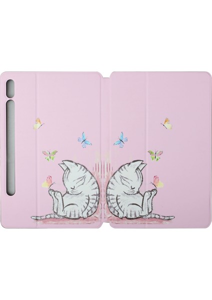 Samsung Galaxy Tab S7 SM-T870 / T875 Deri Kılıf (Yurt Dışından)