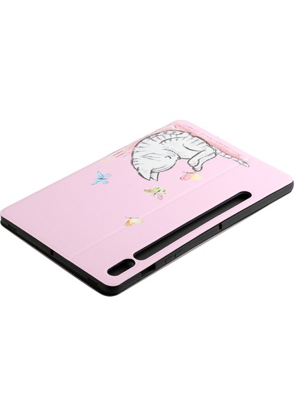 Samsung Galaxy Tab S7 SM-T870 / T875 Deri Kılıf (Yurt Dışından)