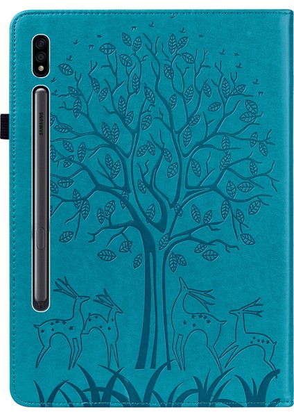 Samsung Galaxy Tab S7 SM-T870 Için Pu Deri Kılıf Blue (Yurt Dışından) fırsatları