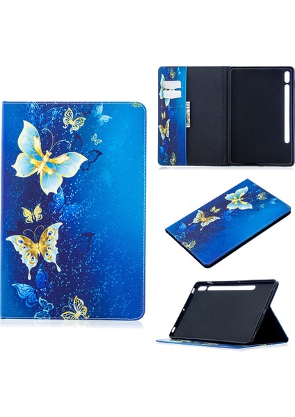 Samsung Galaxy Tab S7 T870 Deri Kılıf Için (Yurt Dışından)