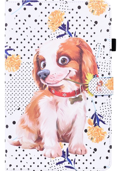 Zsunsky Shop Samsung Galaxy Tab S7 2020 SM-T870 / SM-T875 Kılıf Little Flower Dog (Yurt Dışından)