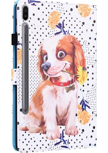 Zsunsky Shop Samsung Galaxy Tab S7 2020 SM-T870 / SM-T875 Kılıf Little Flower Dog (Yurt Dışından)