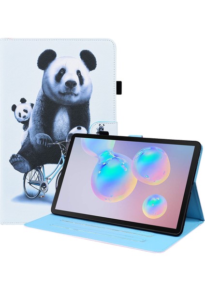 Zsunsky Shop Samsung Galaxy Tab S7 2020 SM-T870 / SM-T875 Kılıf Cycling Panda (Yurt Dışından)