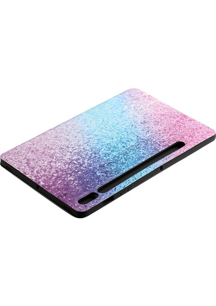 Samsung Galaxy Tab S7 SM-T870 / T875 Deri Kılıf Rainbow Sand (Yurt Dışından)