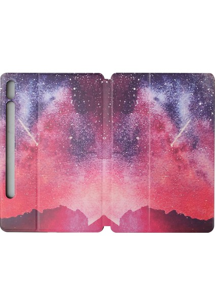 Samsung Galaxy Tab S7 SM-T870 / T875 Deri Kılıf Starry Sky (Yurt Dışından)