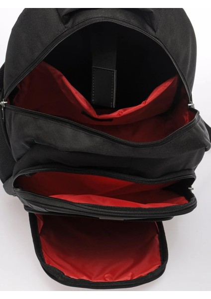 Recaro Sırt Çantası Laptop Bölmeli Erkek Kadın Unisex Outdoor Gezi Spor Okul Sırt Çantası Su Geçirmez 43X30X15CM Siyah fırsatları