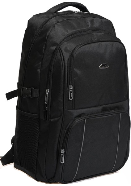 Recaro Sırt Çantası Unisex Suni Deri Laptop Bölmeli Kadın Erkek Unisex Outdoor Gezi Spor Sırt Çantası 43X28X15CM Siyah Renk fiyatları
