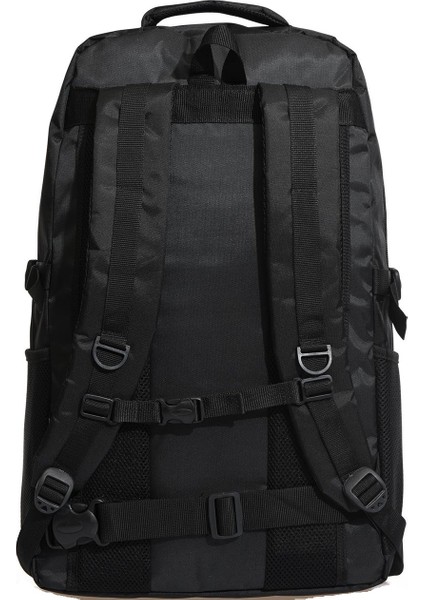 Recaro Sırt Çantası Unisex Suni Deri Laptop Bölmeli Kadın Erkek Unisex Outdoor Gezi Spor Sırt Çantası 43X28X15CM Siyah Renk modelleri