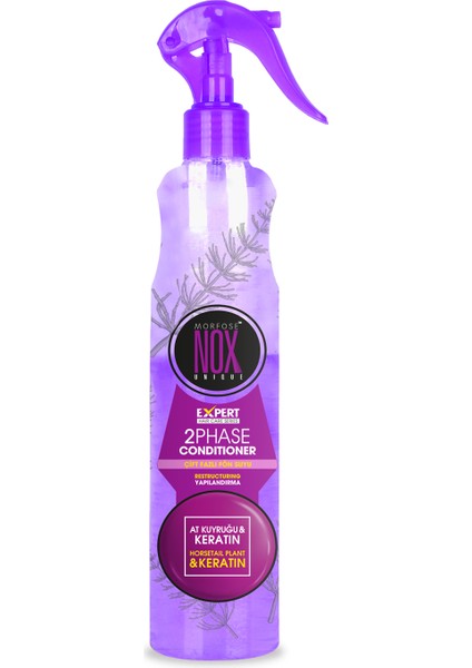Nox Çift Fazlı At Kuyruğu Ve Keratin Fön Suyu 400 Ml