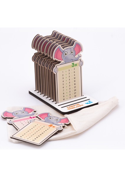 Ahşap Çarpım Tablosu Eğitici Öğretici Figürlü Matematik Çarpım Tablosu modelleri