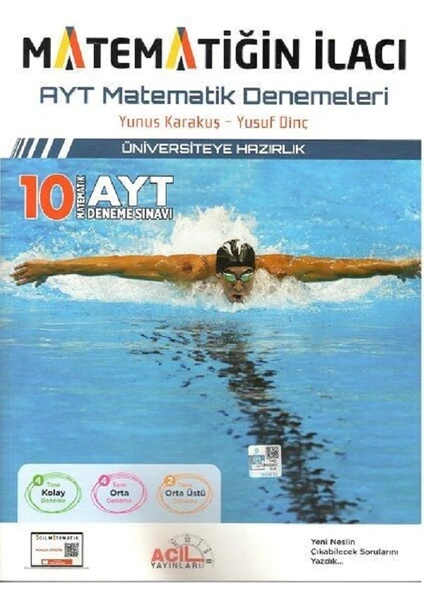 Acil Yayınları AYT Matematik 10 Deneme